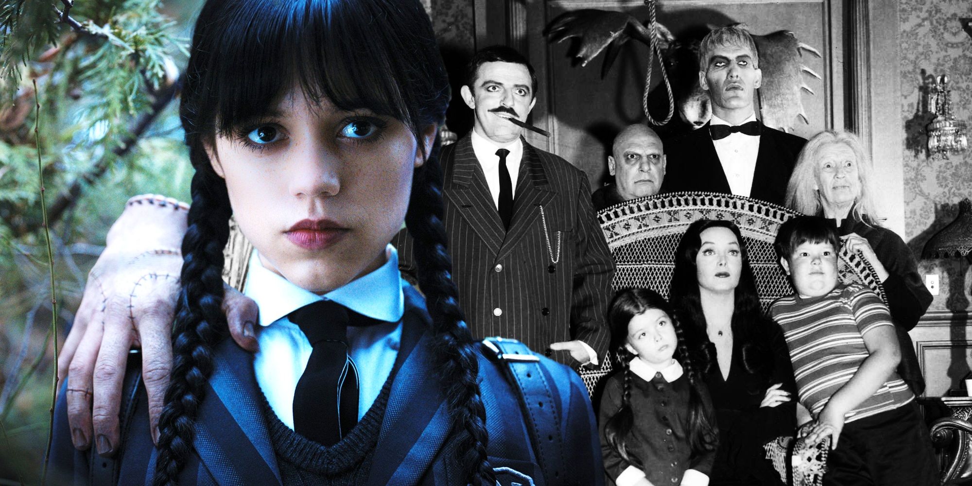 Este miércoles la referencia a la familia Addams original sería demasiado buena para no suceder en el show de Jenna Ortega