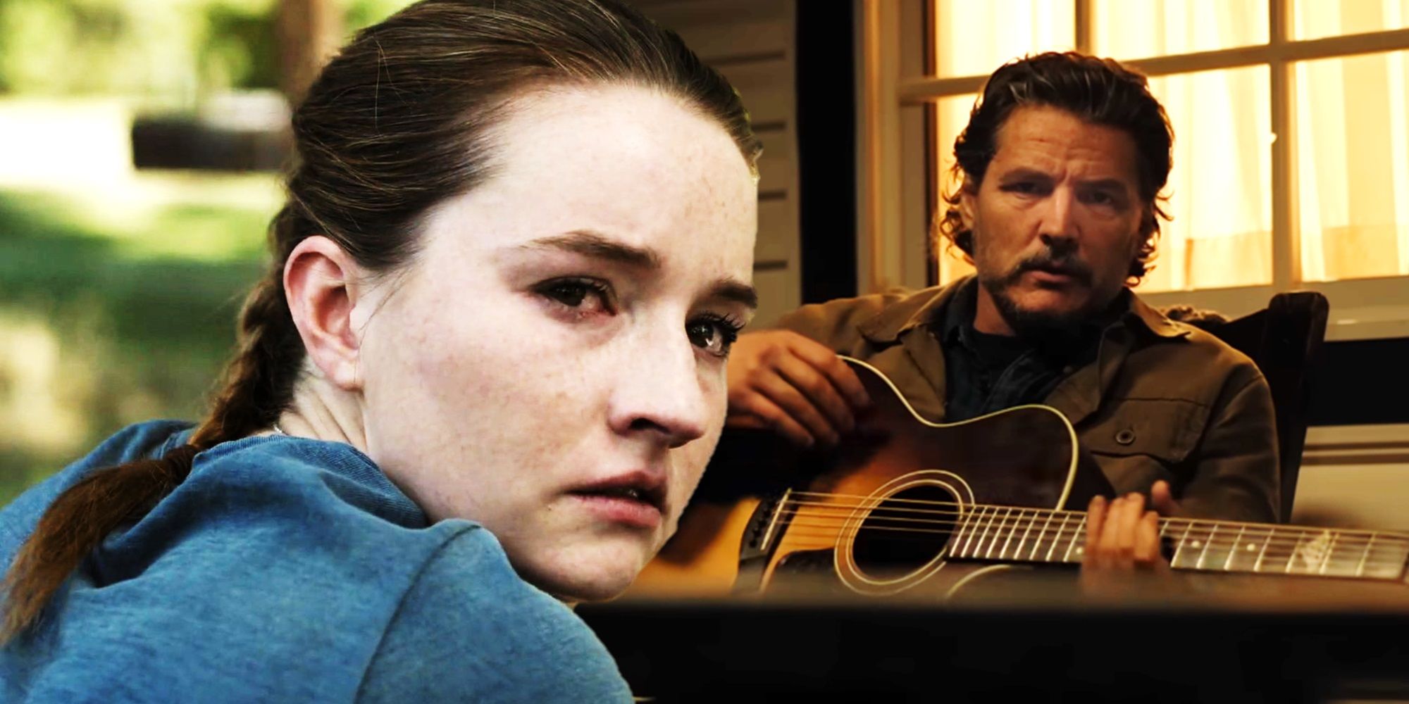 Collage of Kaitlyn Dever and Pedro Pascal in The Last of Us season 2