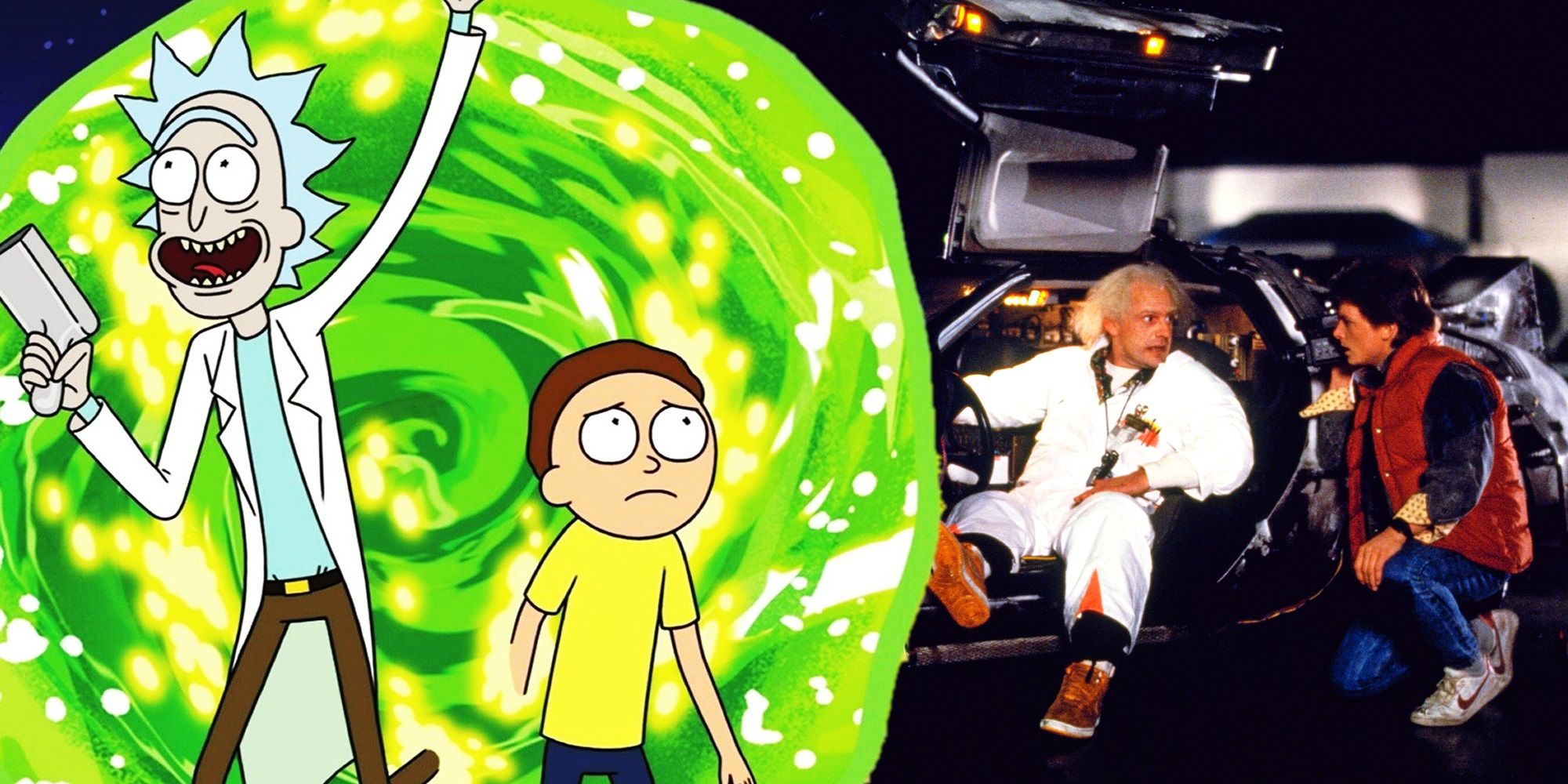 ¿Rick y Morty están basados ​​en Regreso al futuro? Explicación de los orígenes de la serie Adult Swim