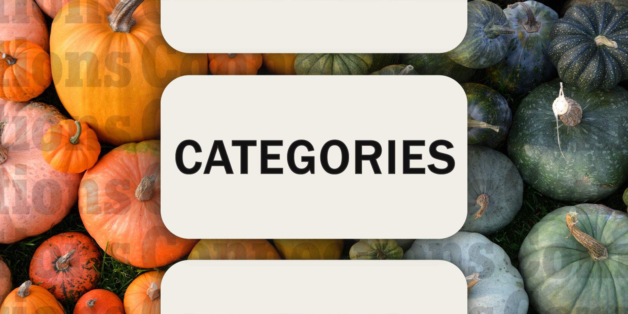 Pumpkins in Connections Categories October 31