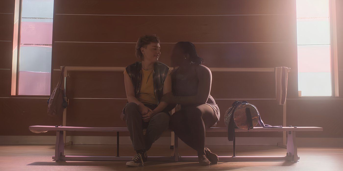 Darcy and Tara staring lovingly into each other's eyes in Heartstopper season 3 (2024)