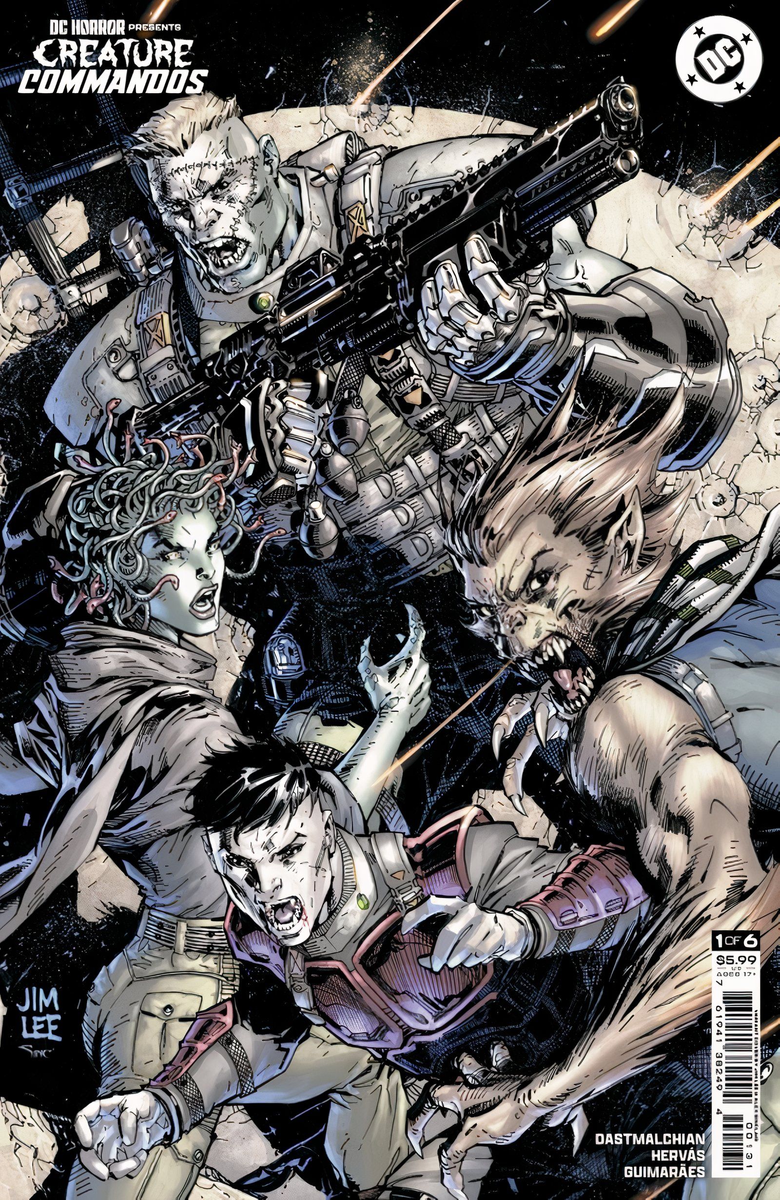 DC Horror presenta la portada variante de Creature Commandos #1