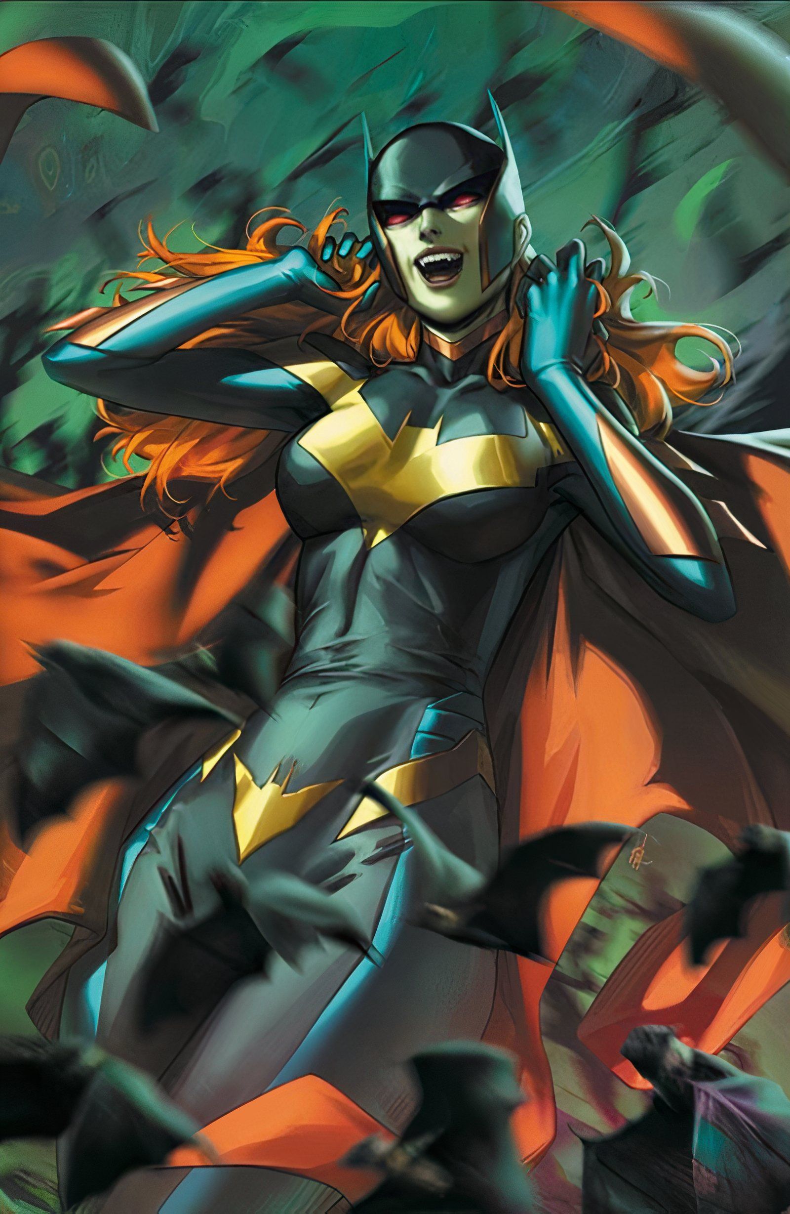 DC vs vampiros sería guerra v #6 batgirl nuevo disfraz 52