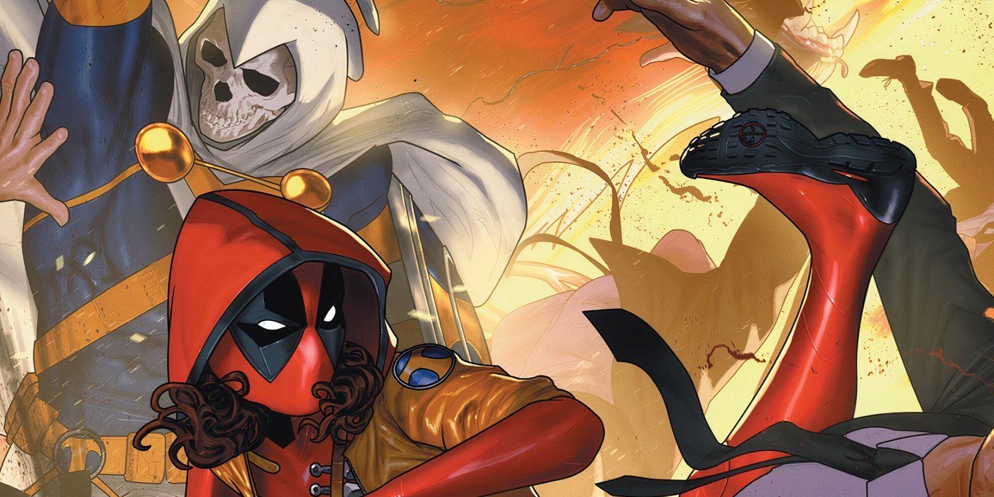 Taskmaster fighting alongside Marvel's new Deadpool, Ellie.