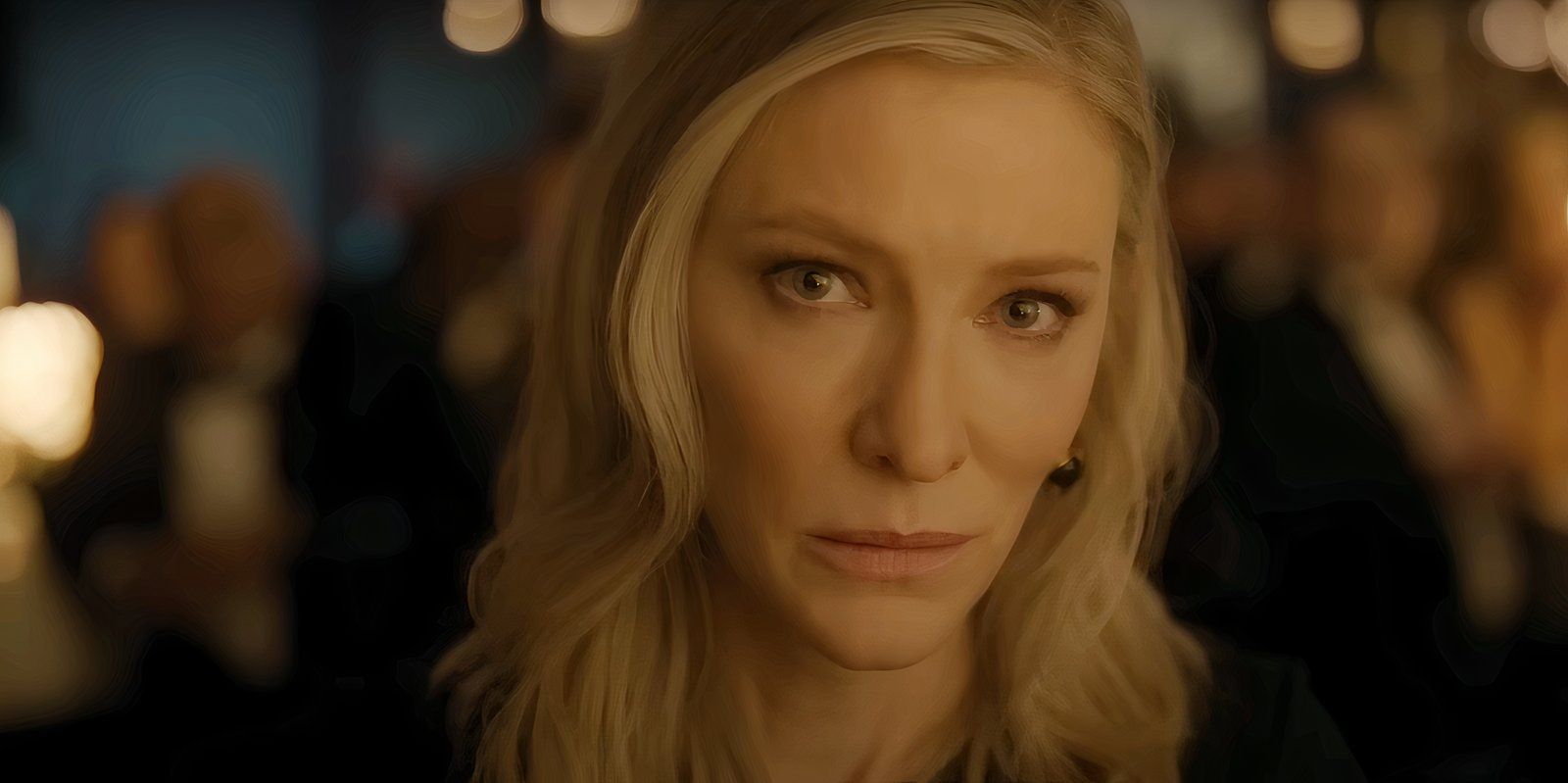 Catherine Ravenscroft, interpretada por la actriz Cate Blanchett, en Rude, de Alfonso Cuarón. 