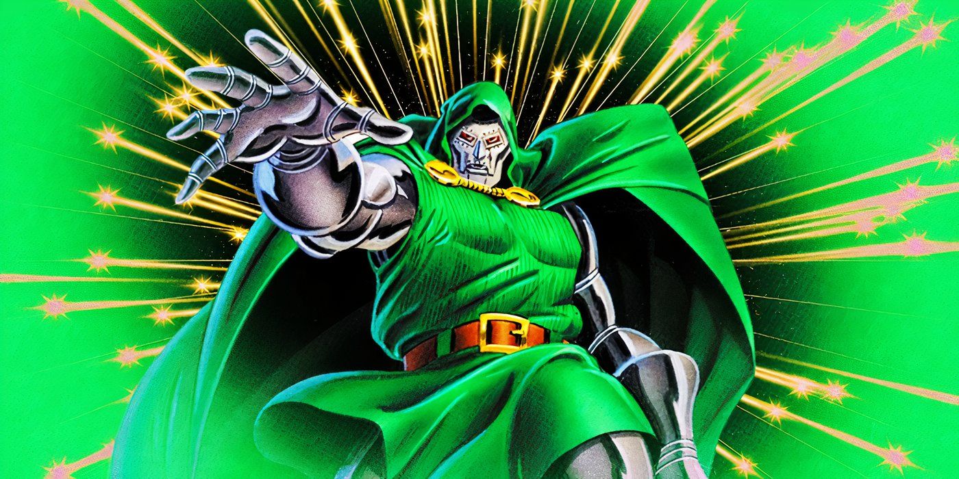 Doctor Doom with green flash in Marvel Comics