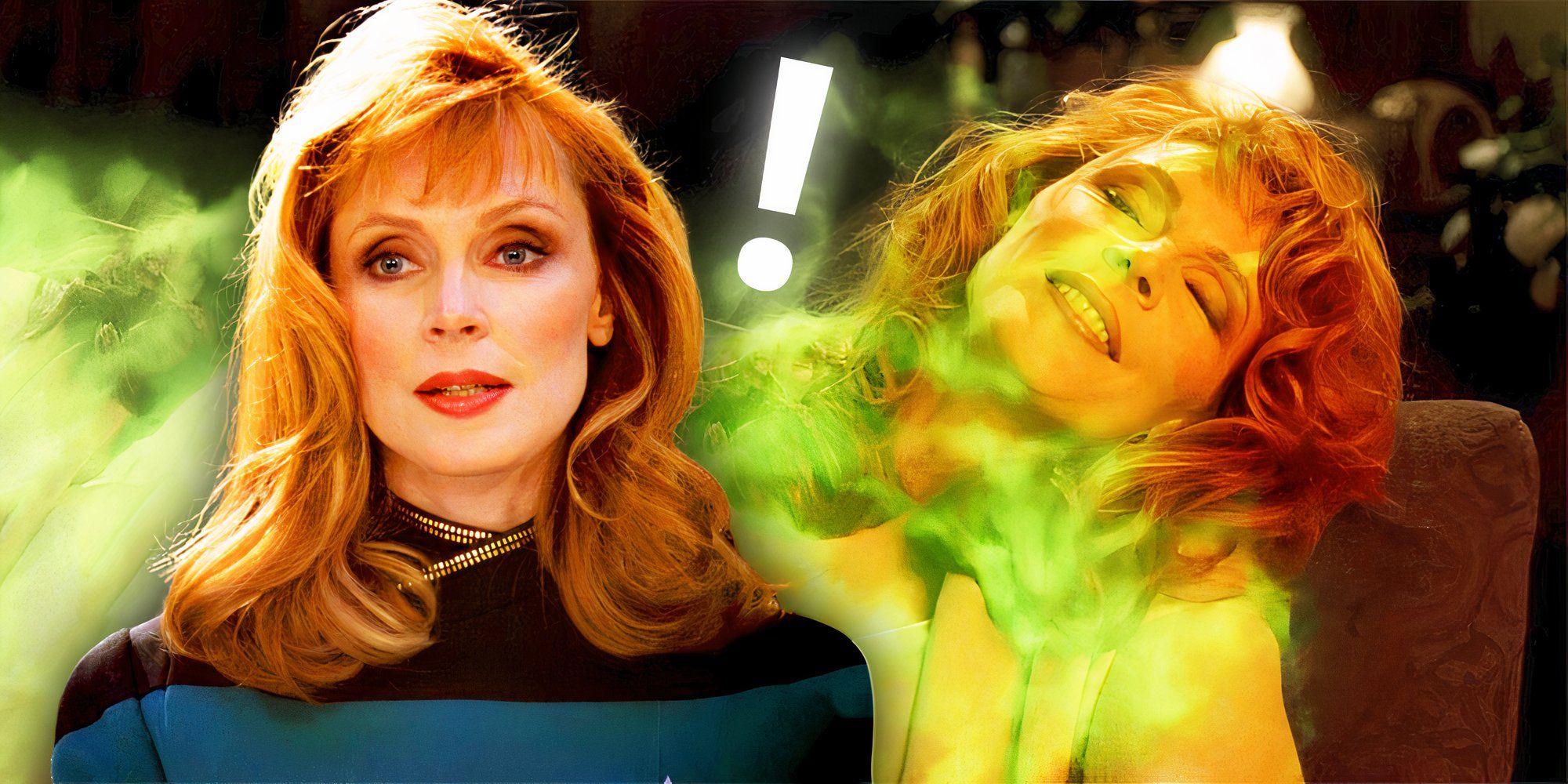 ¿Qué pasó con Star Trek: TNG Dr. Crusher enamorándose de un fantasma?