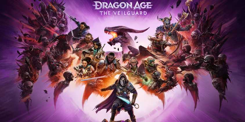 Dragon Age The Veilguard key artwork and logo