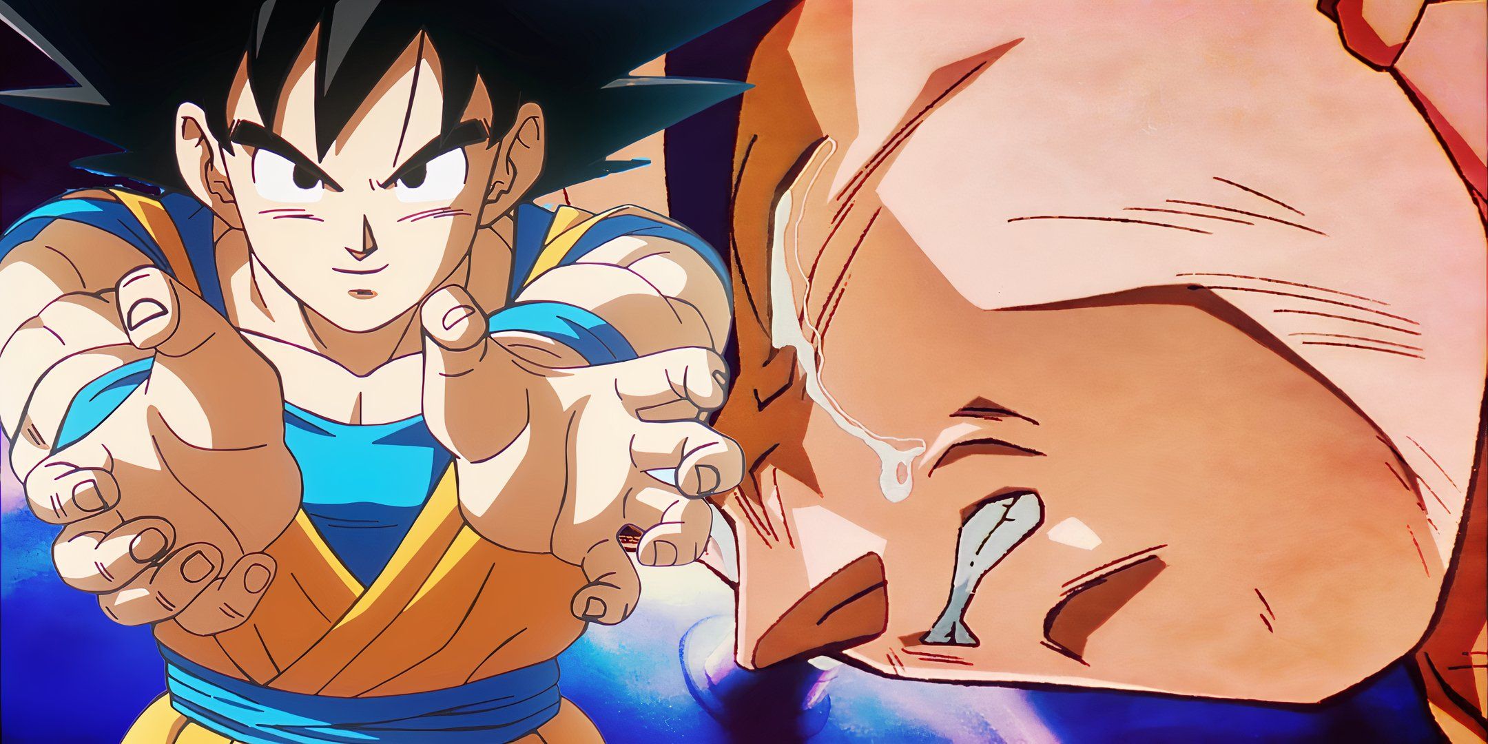 Daima le da a Goku su primera victoria oficial contra Vegeta