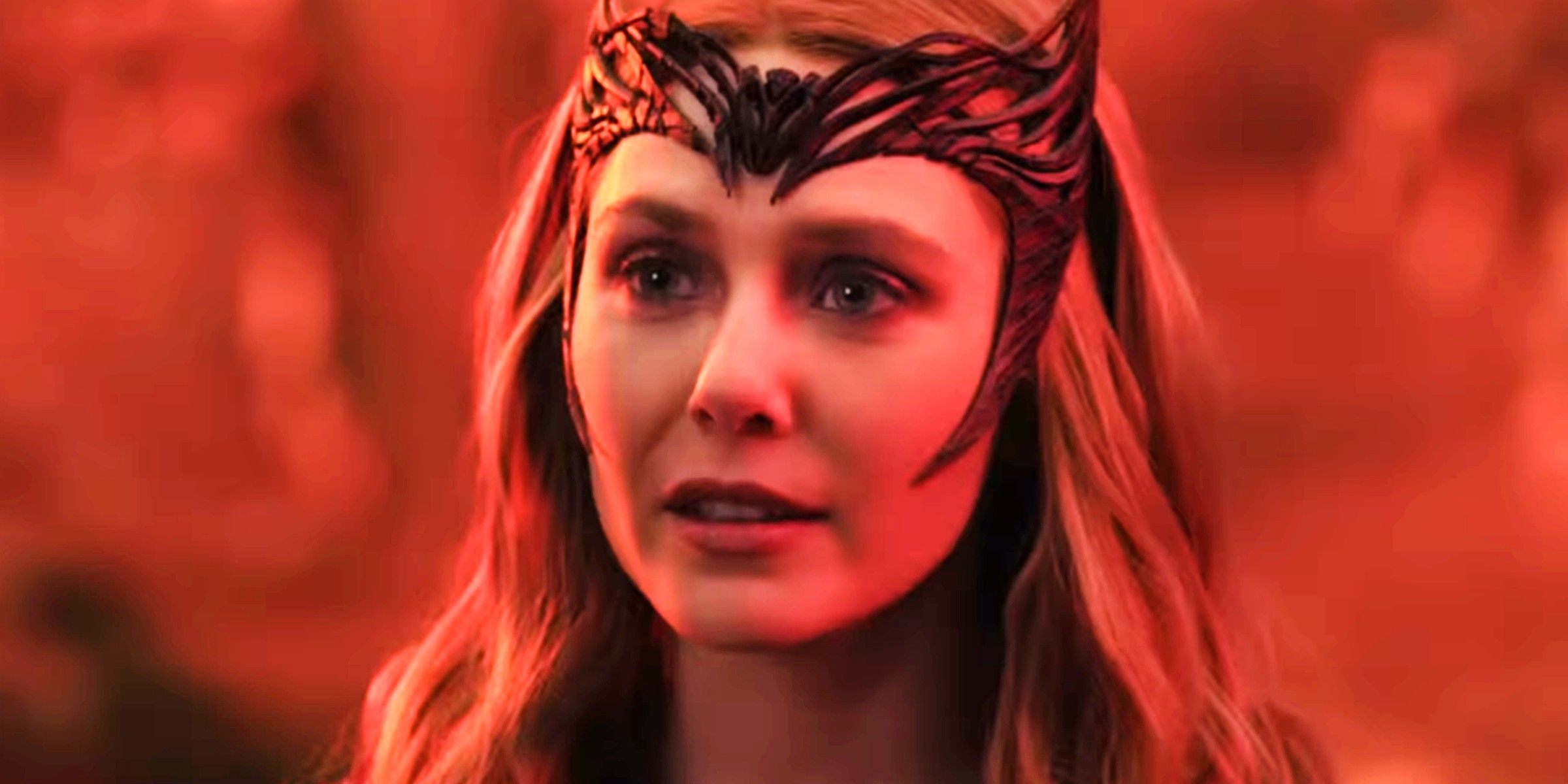 Elizabeth Olsen as Scarlet Witch in the MCU