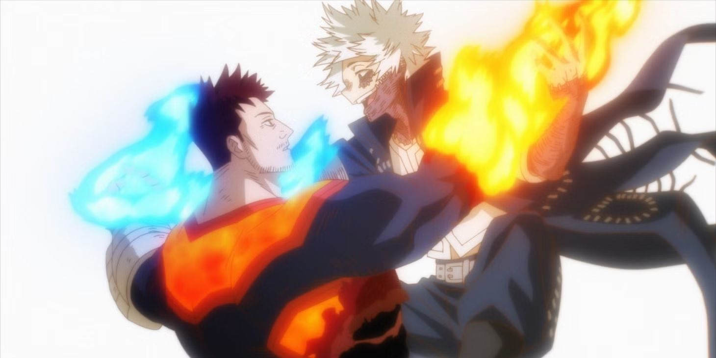 endeavor and dabi from my hero academia episode 157