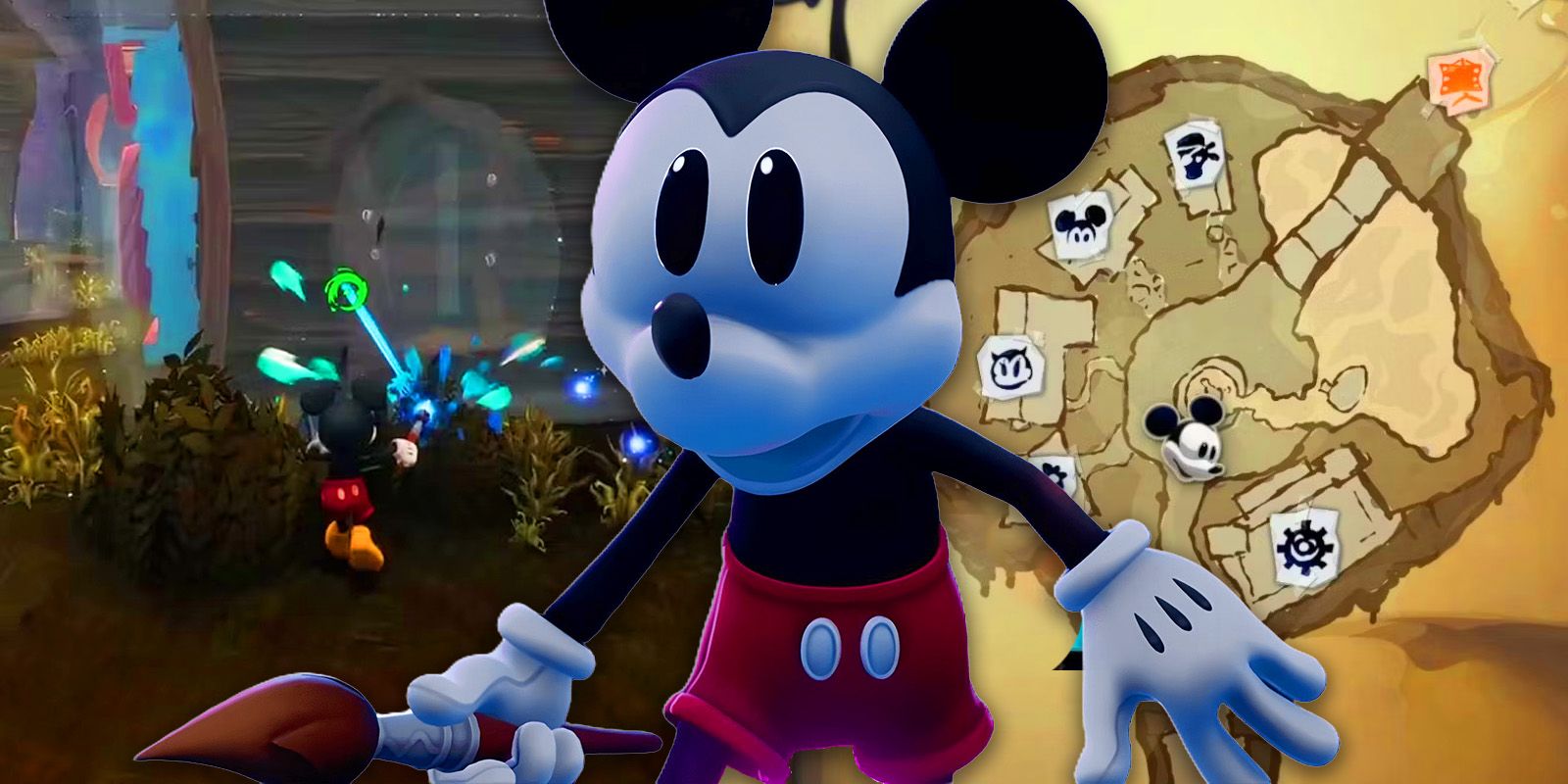 Epic Mickey ha reinventado a Mickey con ubicaciones de cajas de poder