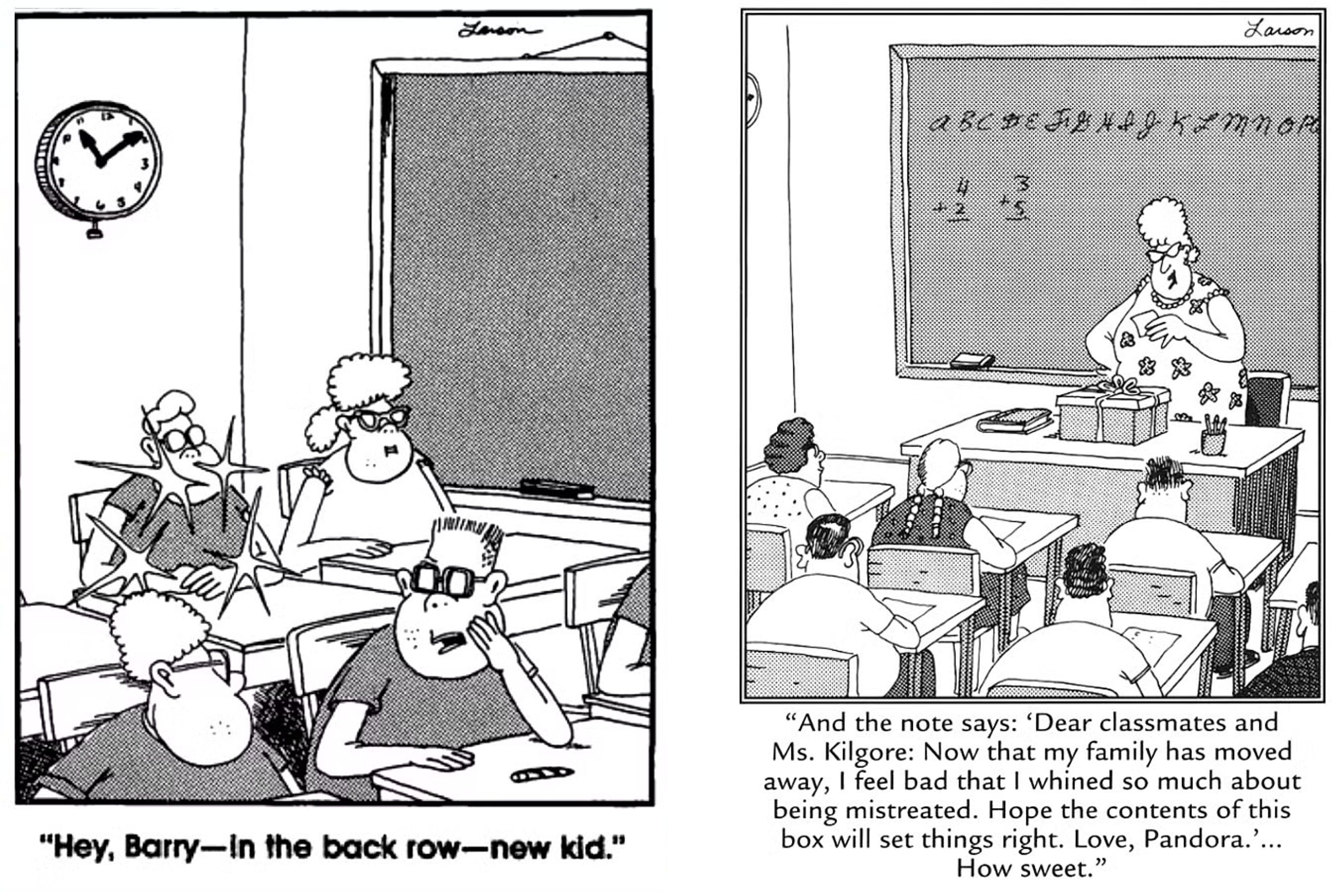 FAR SIDE COMICS ABOUT SCHOOL