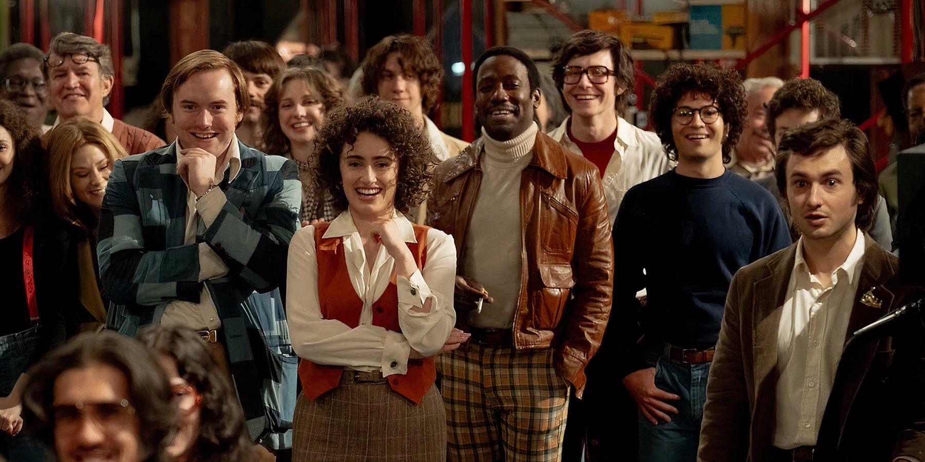 The ensemble cast of “Saturday Night” from director Jason Reitman