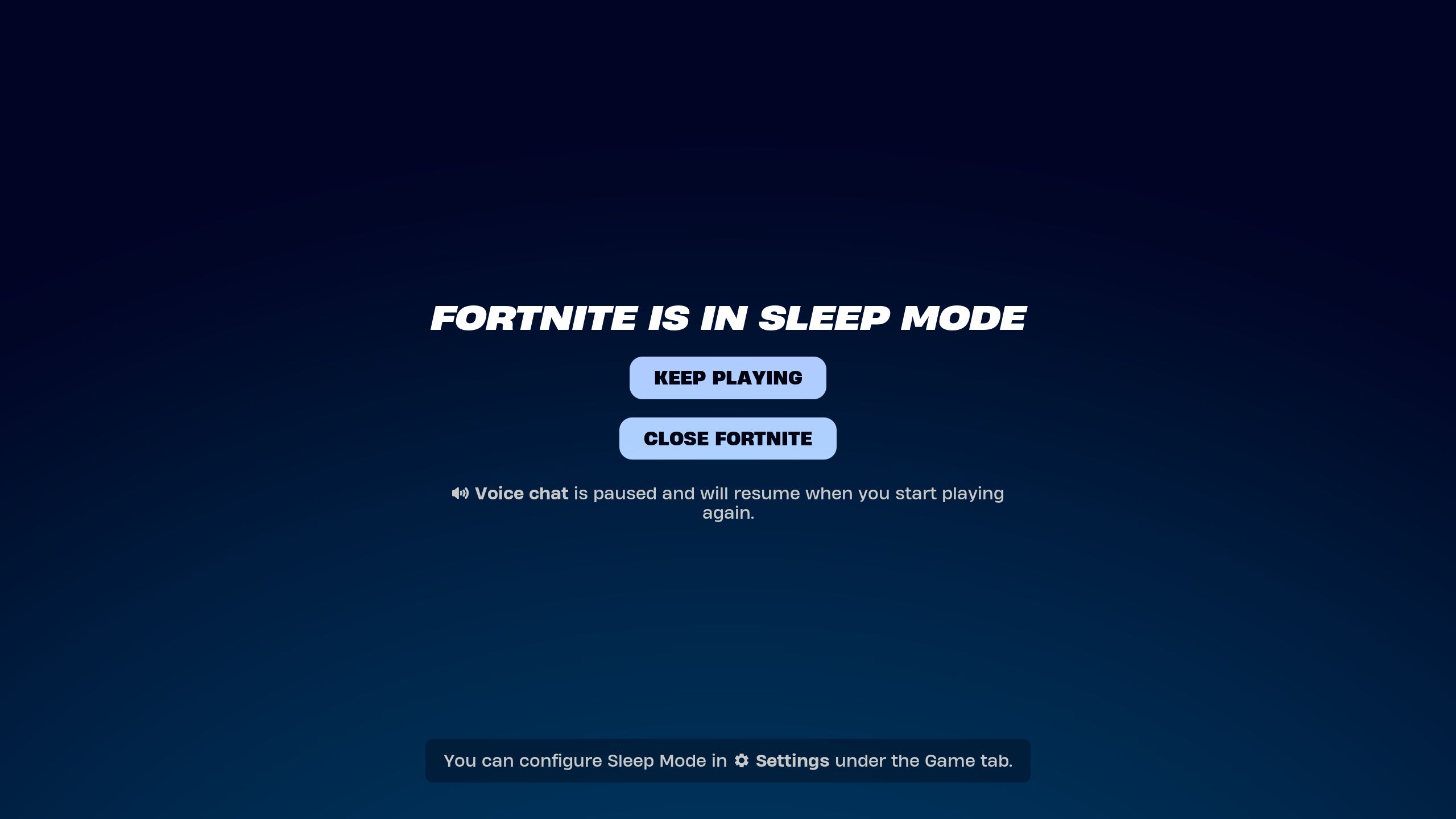 What Is Sleep Mode In Fortnite & How To Turn It Off