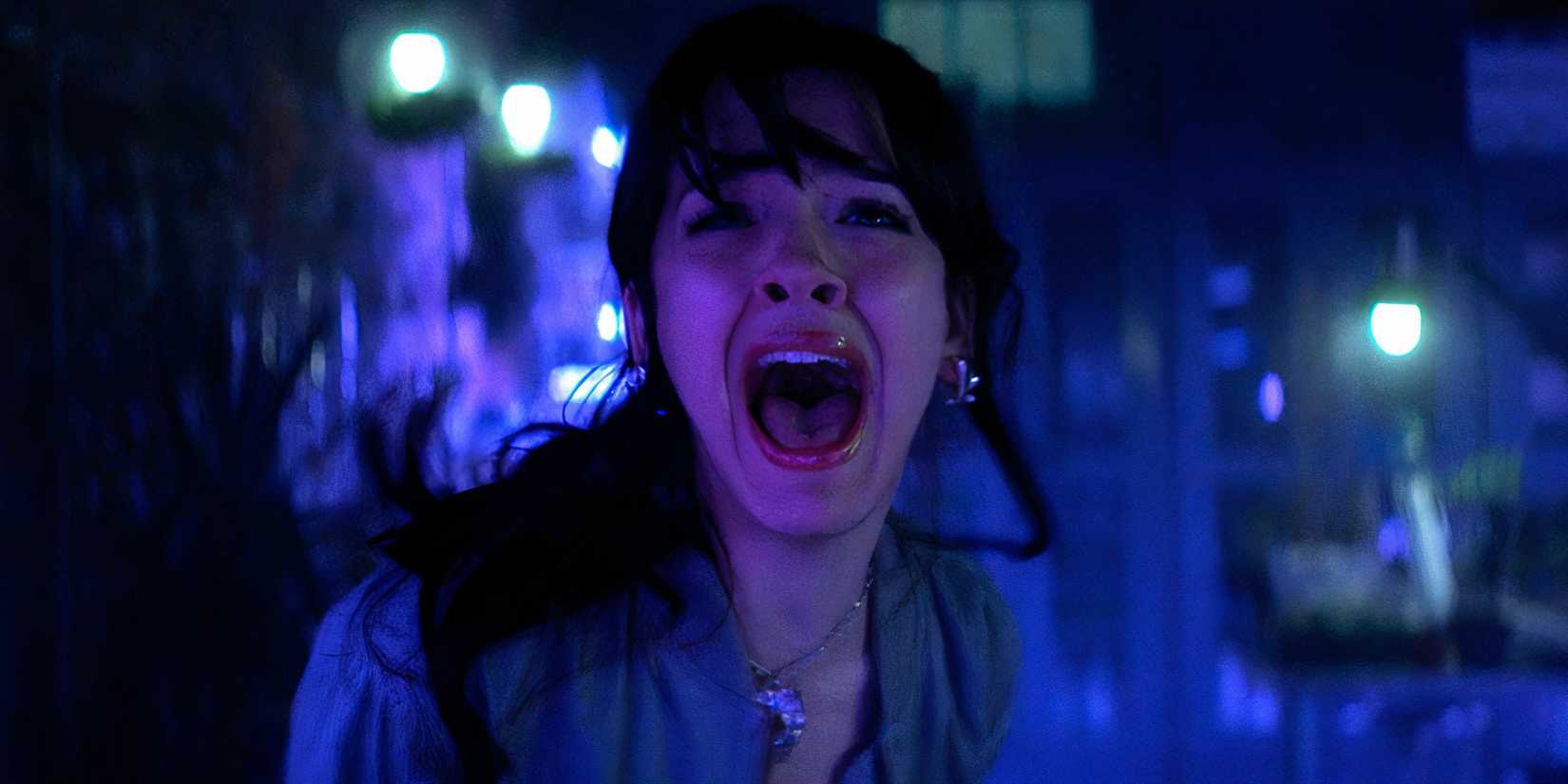 Galilea La Salvia's Alex screaming at something in fear in Goosebumps The Vanishing