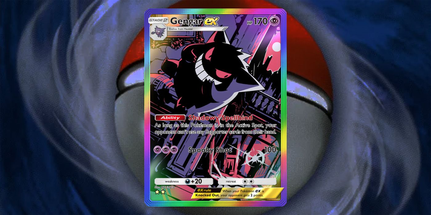 Gengar ex arte alternativa do Pokémon TCG Pocket 