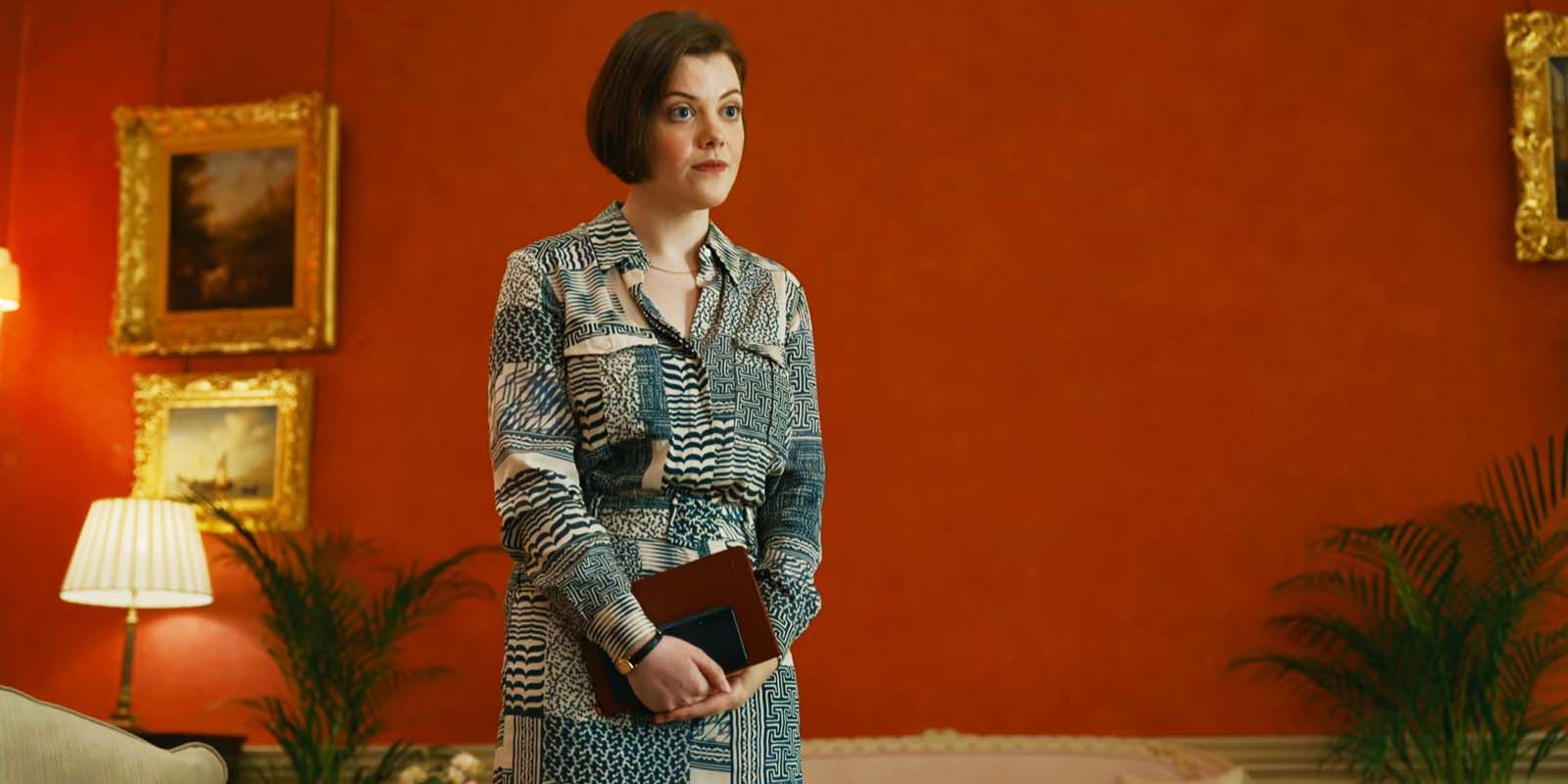 Georgie Henley as Pensy in The Diplomat