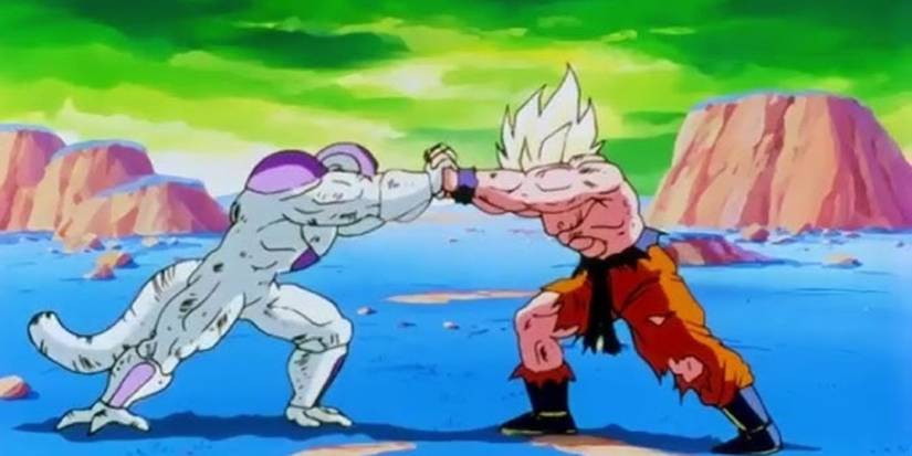 Goku vs Frieza in DBZ. (1)