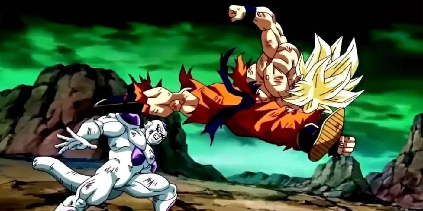 Goku vs Freeza em DBZ. 