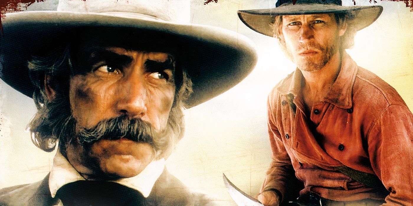 Gone To Texas Sam Elliot in a promo image with co-star