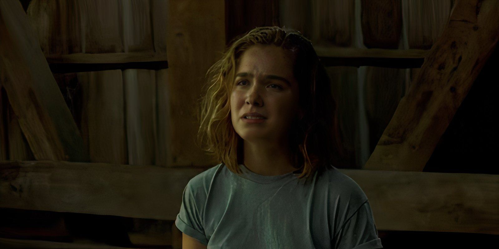 Haley Lu Richardson as an upset Casey in Columbus