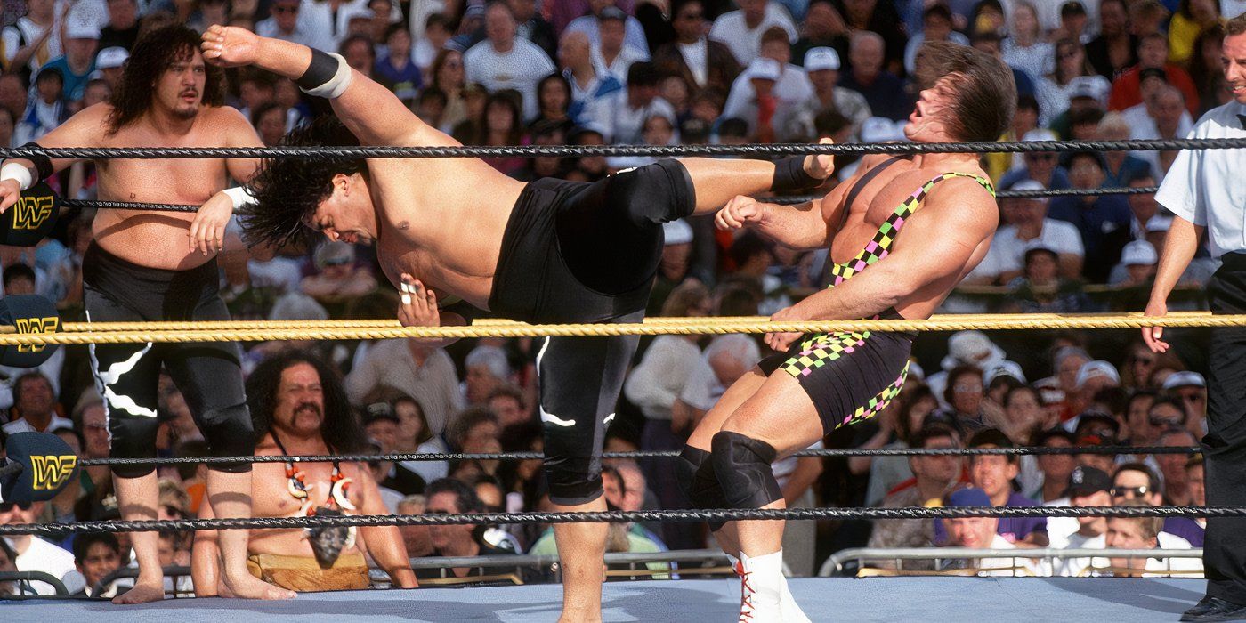 Headshrinkers vs The Steiner Bros Wrestlemania 9