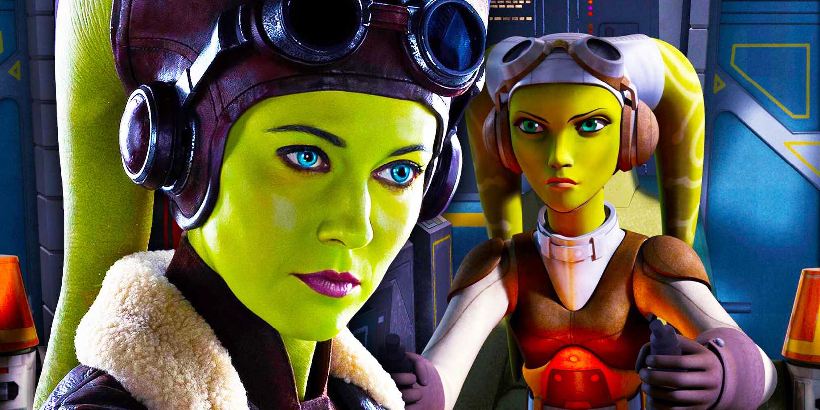 Hera Syndulla in Star Wars Rebels and Ahsoka