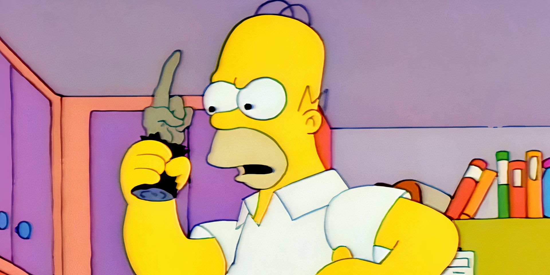 First Simpsons Treehouse Of Horror 35 Image Reveals Homer's Pants Possessed By A Marvel Antihero