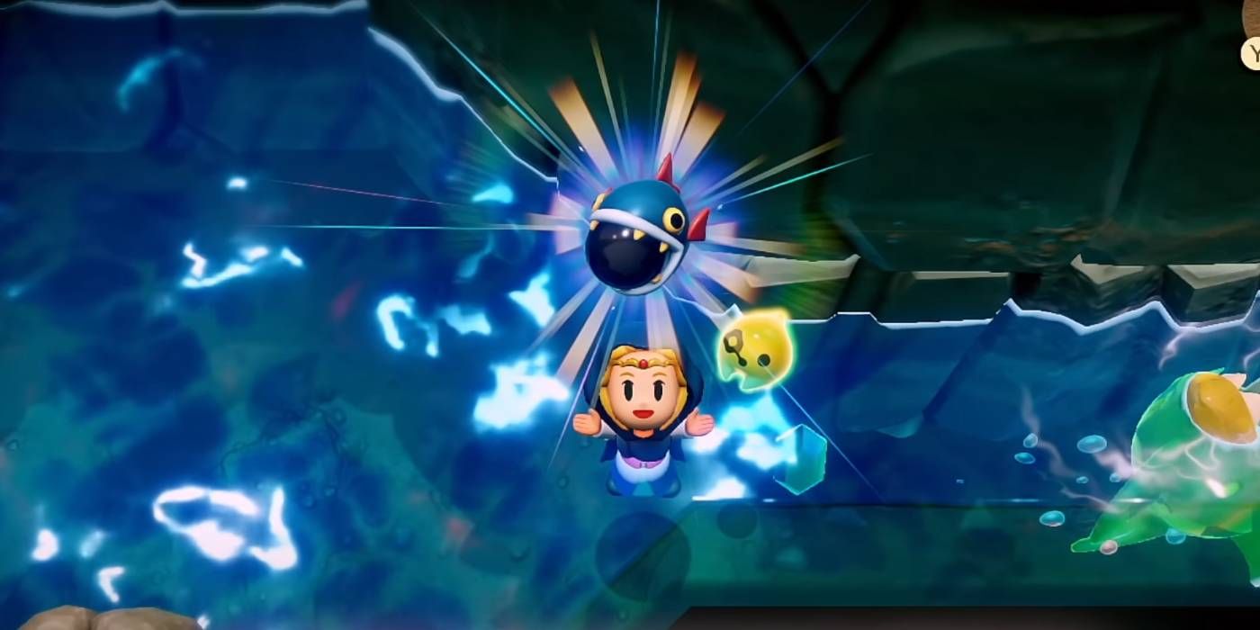 The Legend of Zelda: Echoes of Wisdom Zelda gaining the Bombfish Echo