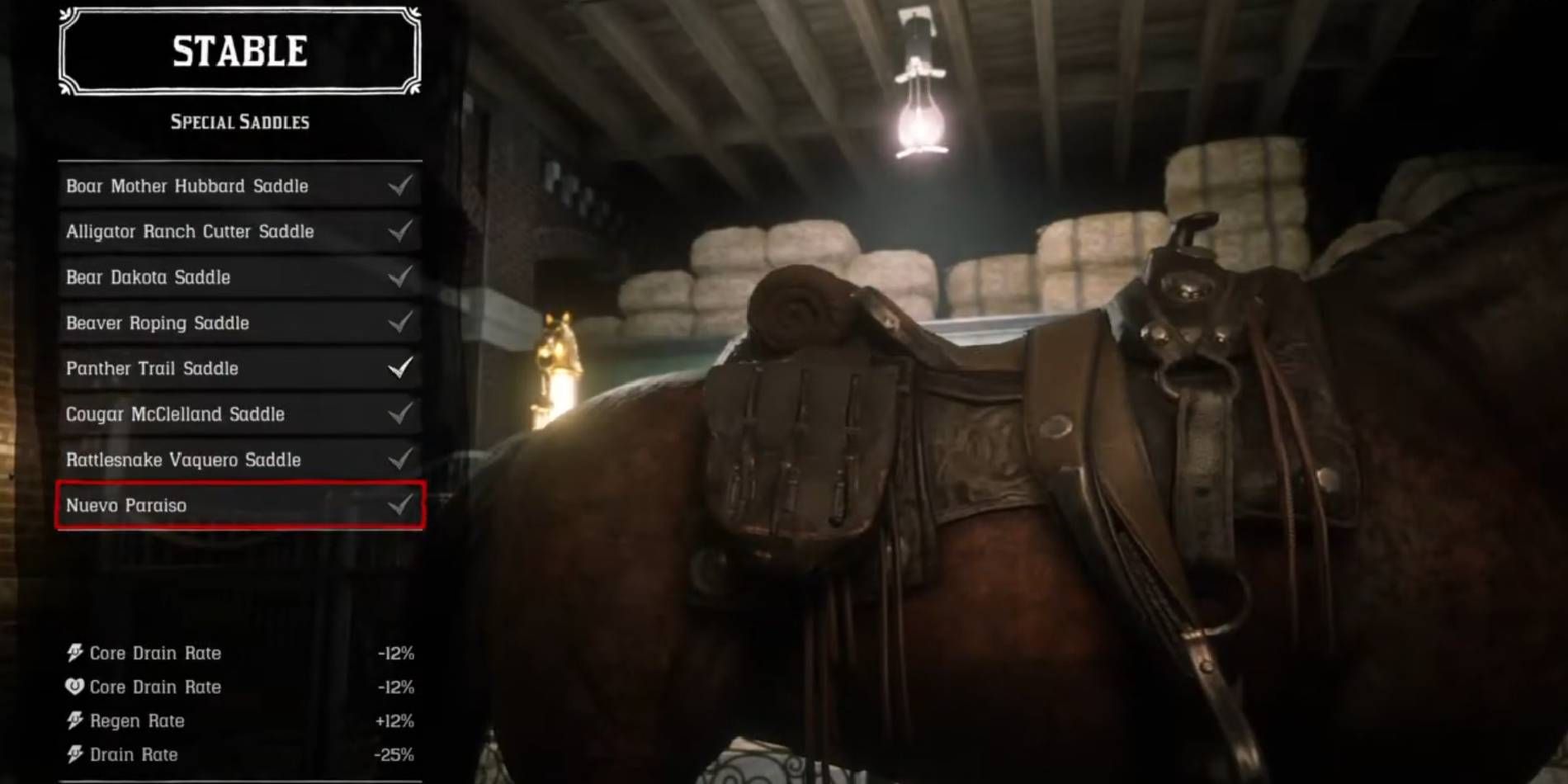 13 mejores sillas de montar en Red Dead Redemption 2