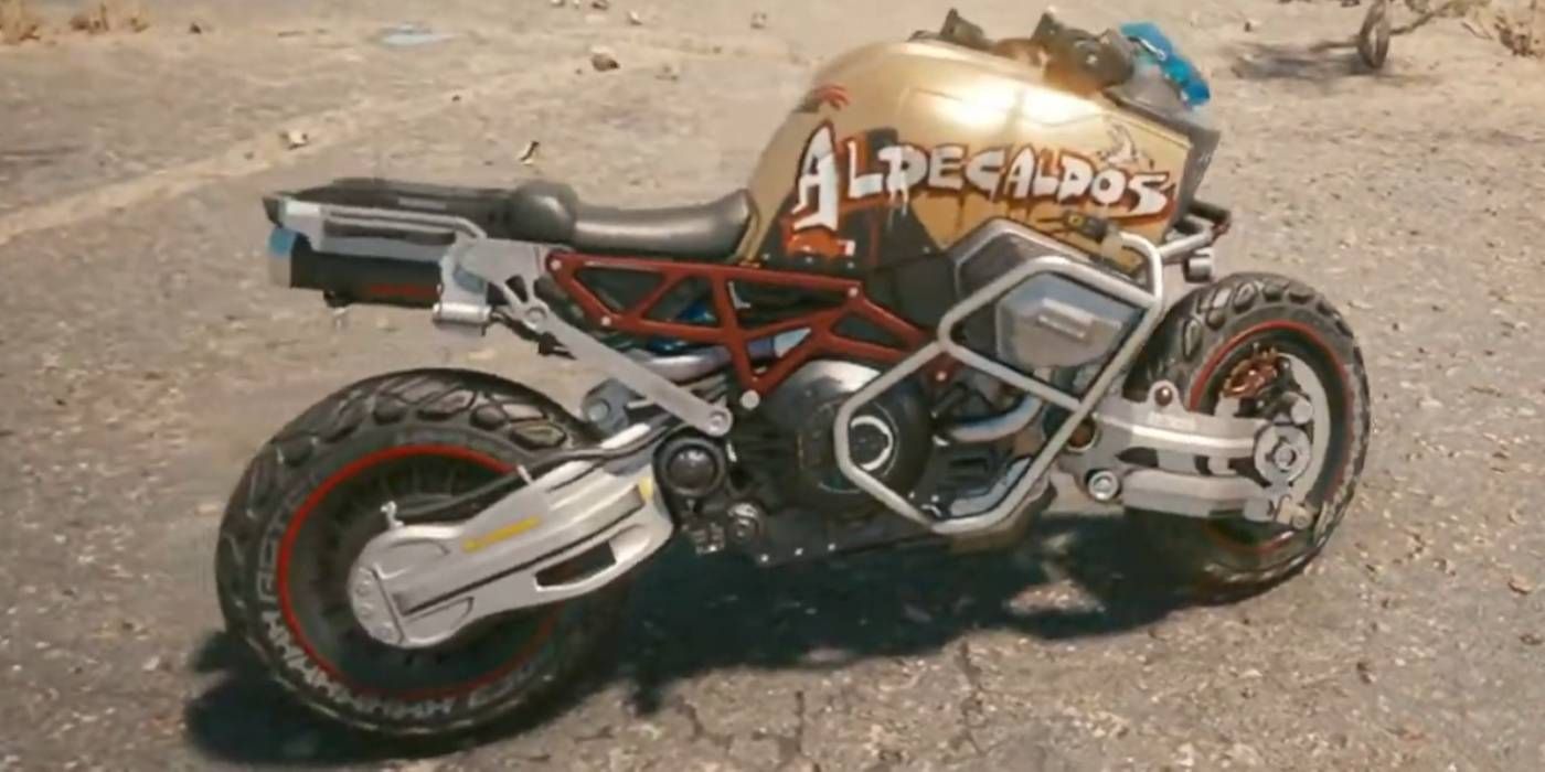 Cyberpunk 2077 Nazare ARCH "Malina Mobile" motorcycle