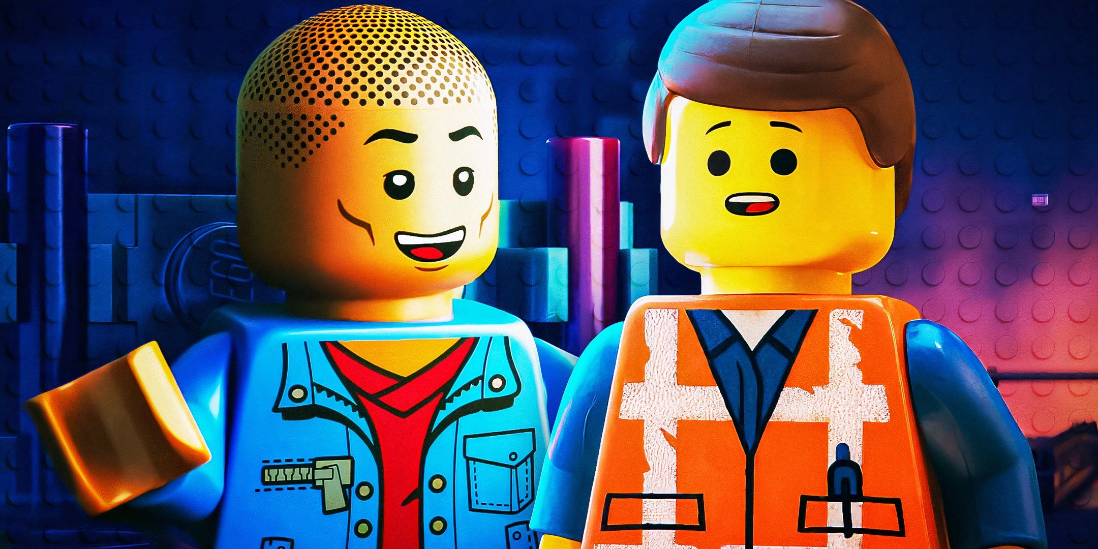 Vaizdai iš „Piece po Piece“ ir „The LEGO Movie 2“.