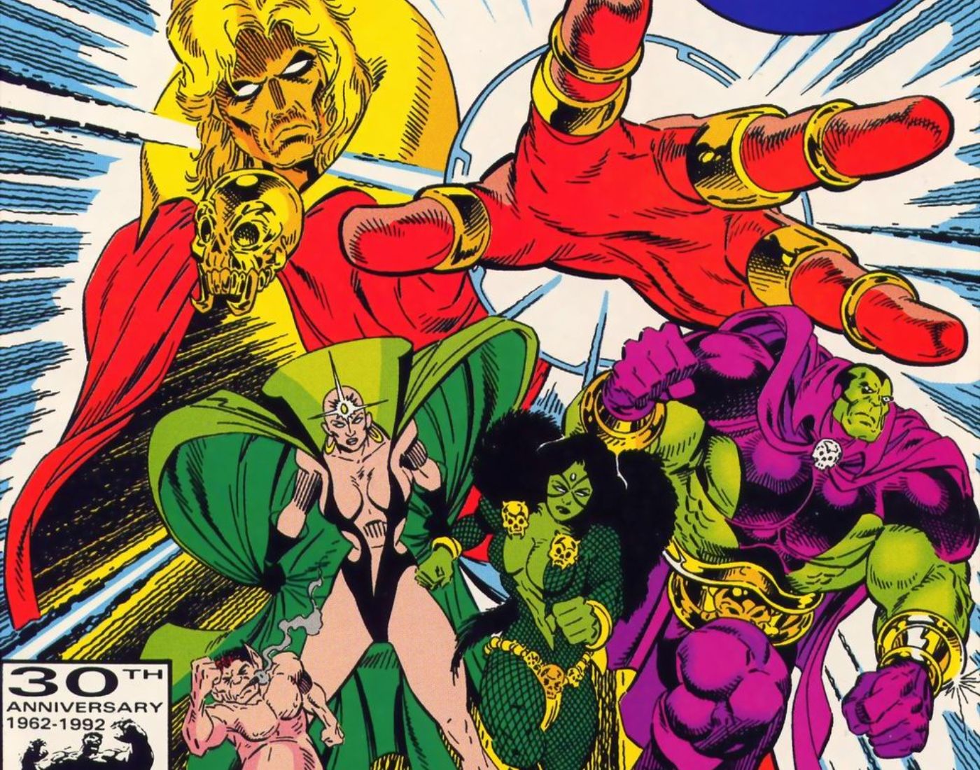 Adam Warlock forma el Infinity Watch original.