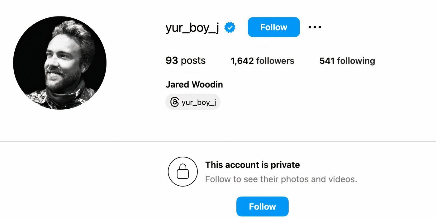 Jared Woodin do Instagram privado do convés inferior