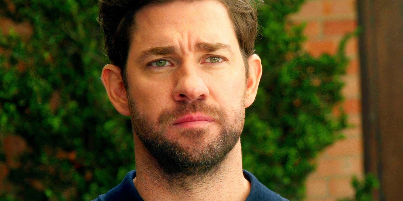 John Krasinski as Jack Ryan looking stern in Jack Ryan season 2