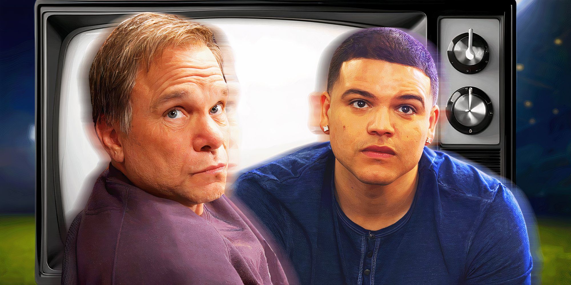 Josh Rivera as Aaron Hernandez and Norbert Leo Butz as Bill Belichick