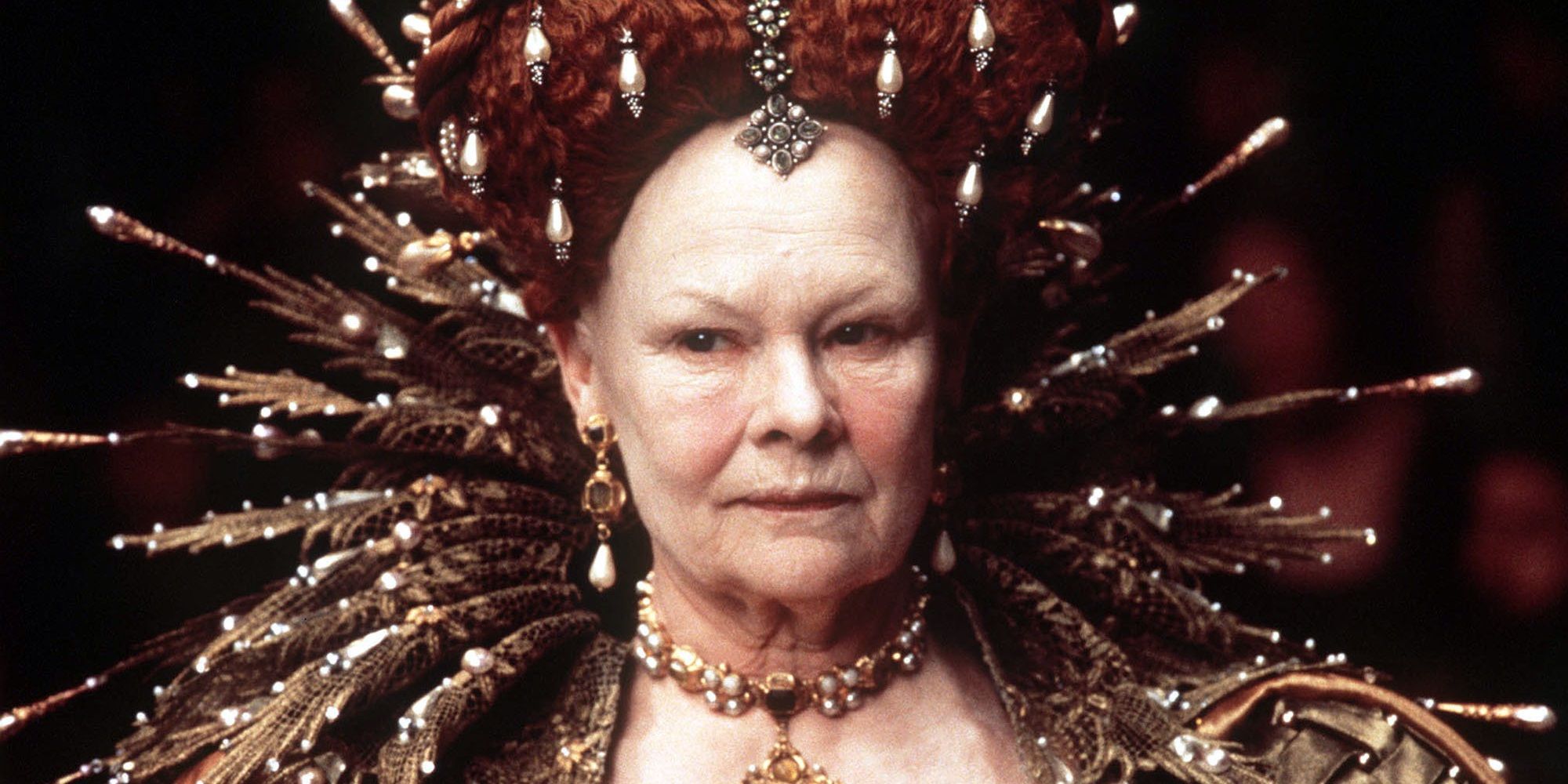 Judi Dench con vestido real en Shakespeare in Love