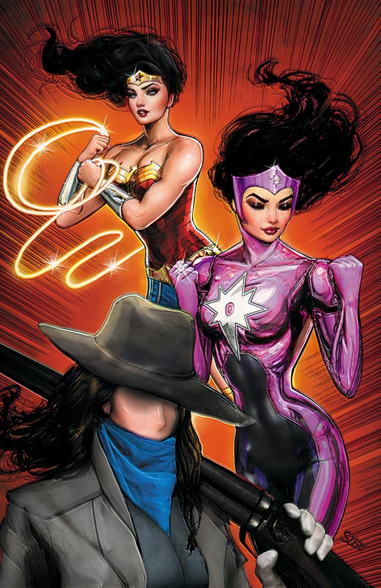 Justice League Unlimited #3 pregunta mujer maravilla estrella zafiro