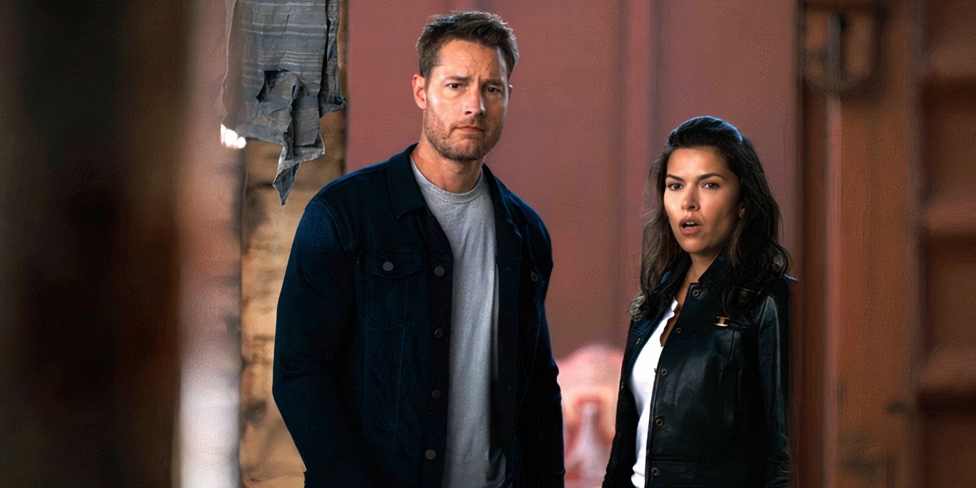 Justin Hartley as Colter and Sofia Pernas as Billie in Tracker season 2 episode 3 (2)