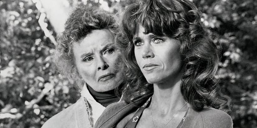 Katharine Hepburn and Jane Fonda in On Golden Pond