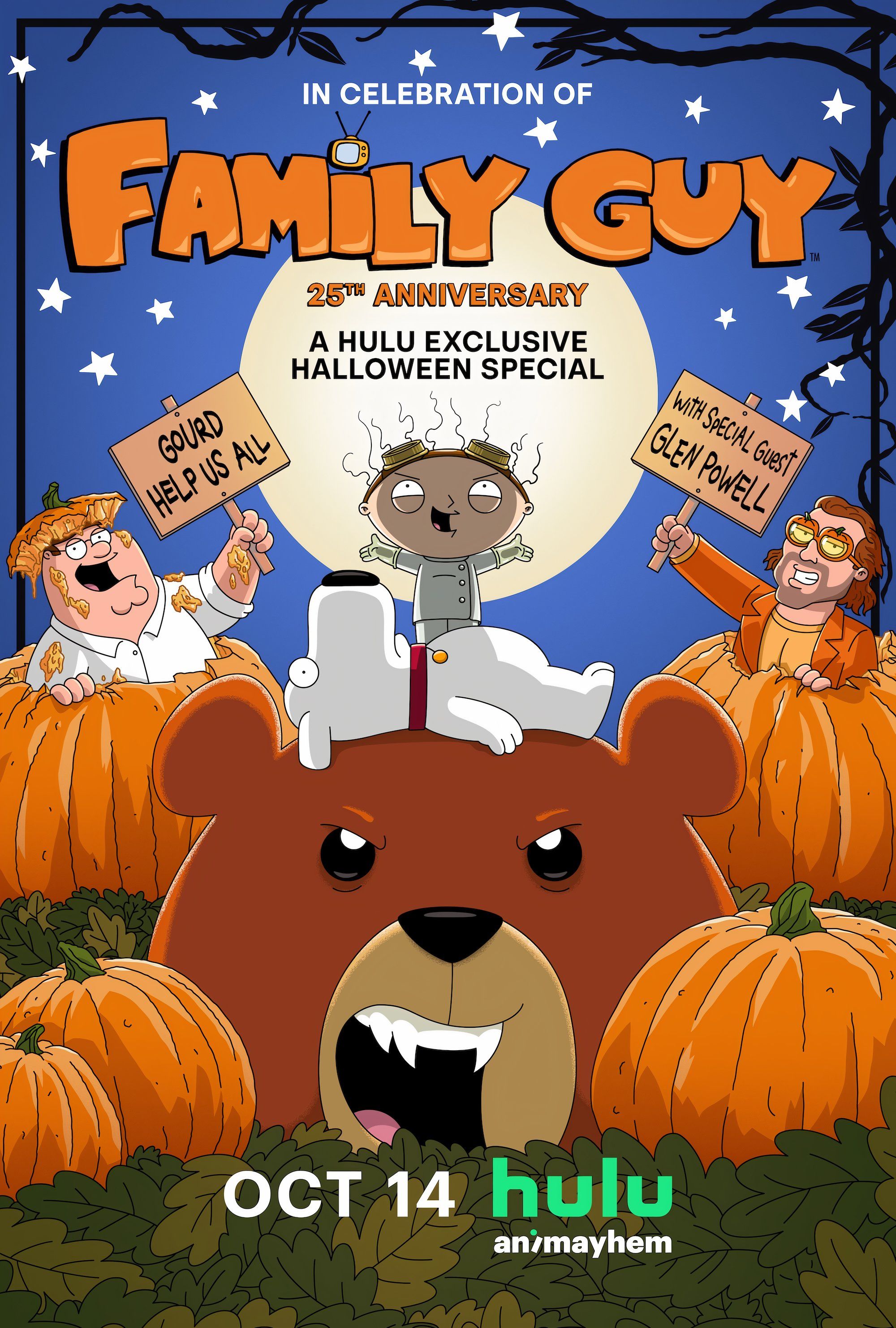 El especial de Halloween de Family Guy revela el personaje asesino de Rupert y Glen Powell [EXCLUSIVO]