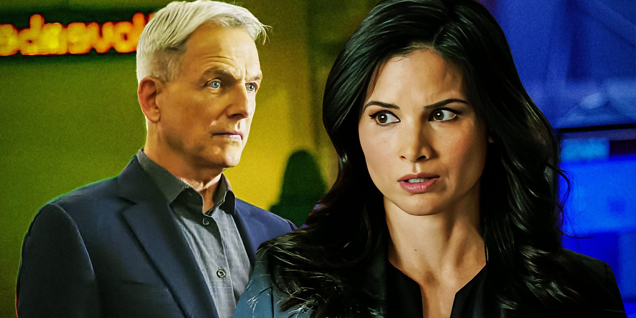 A custom Screen Rant image of Gibbs and Jessica Knight