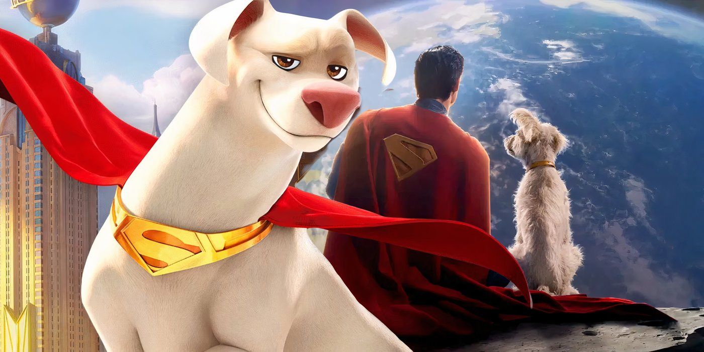 Krypto the Superdog at DC League of Supet-Pets on Superman's Krypto Revealed Image