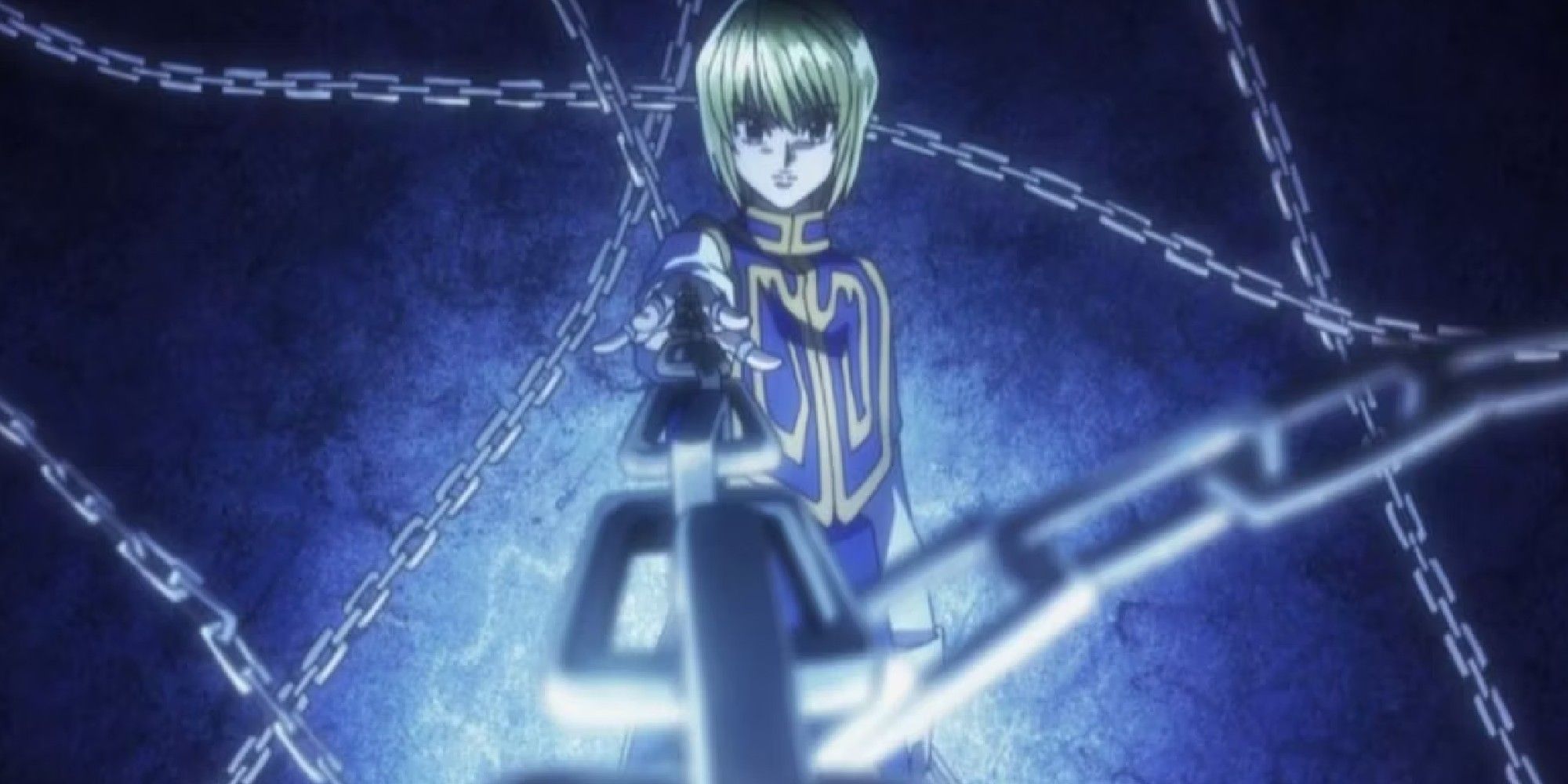 Kurapika using his chainsa