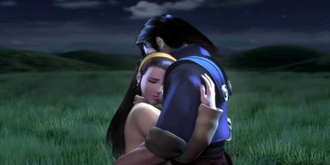 Laguna Loire hugging Raine, FF8