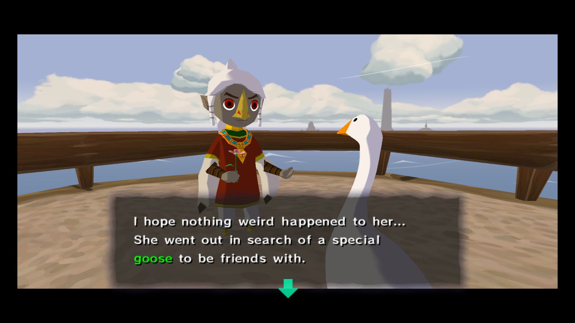 The Legend Of Zelda: The Wind Waker Mod está protagonizado por un ganso travieso y familiar