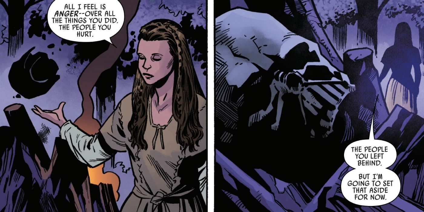 Leia lanza el casco de Vader en Jakku Rebellion #1