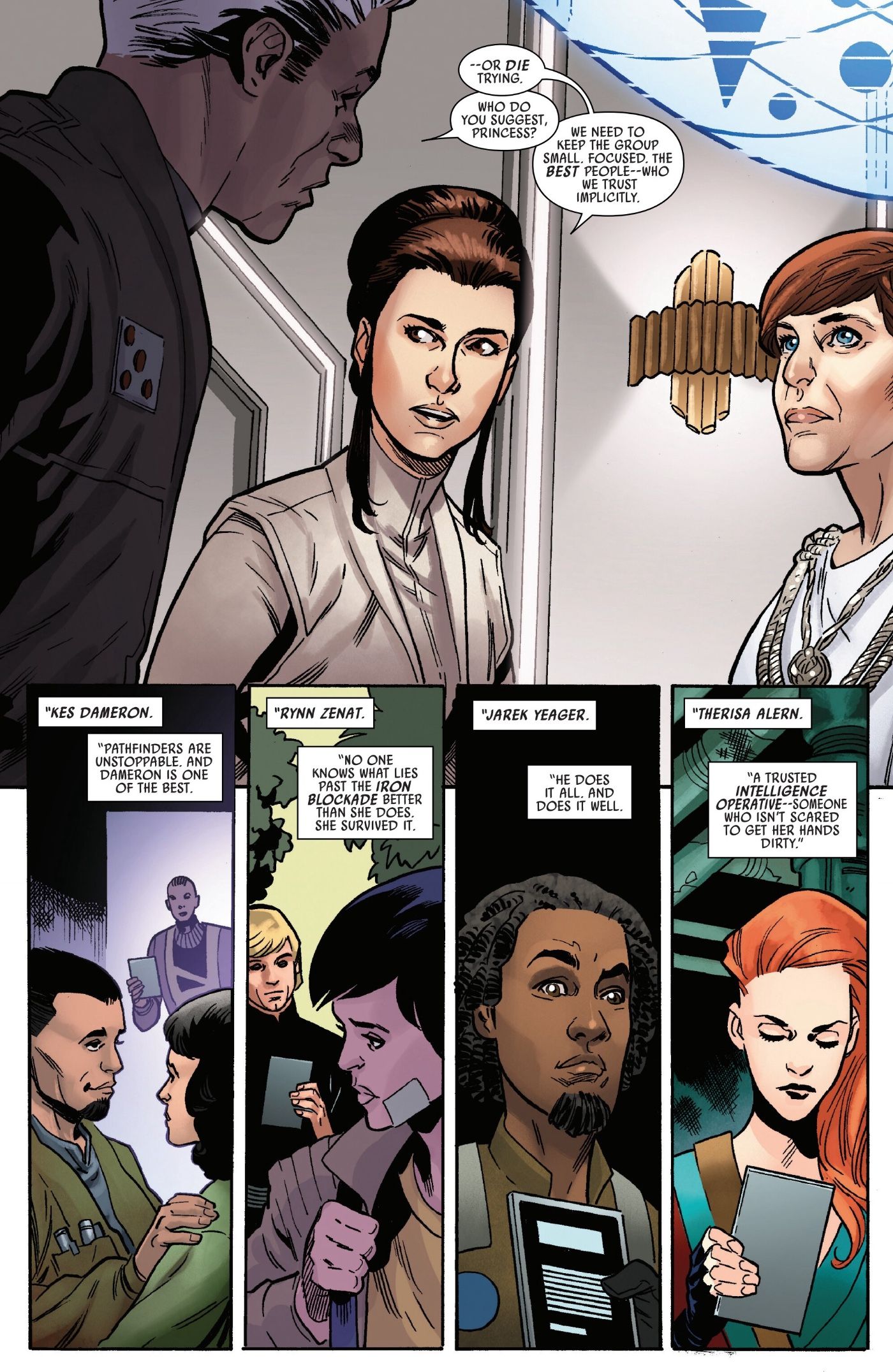 Leia Forms An Elite Rebel Team in Insurgency Rising #2