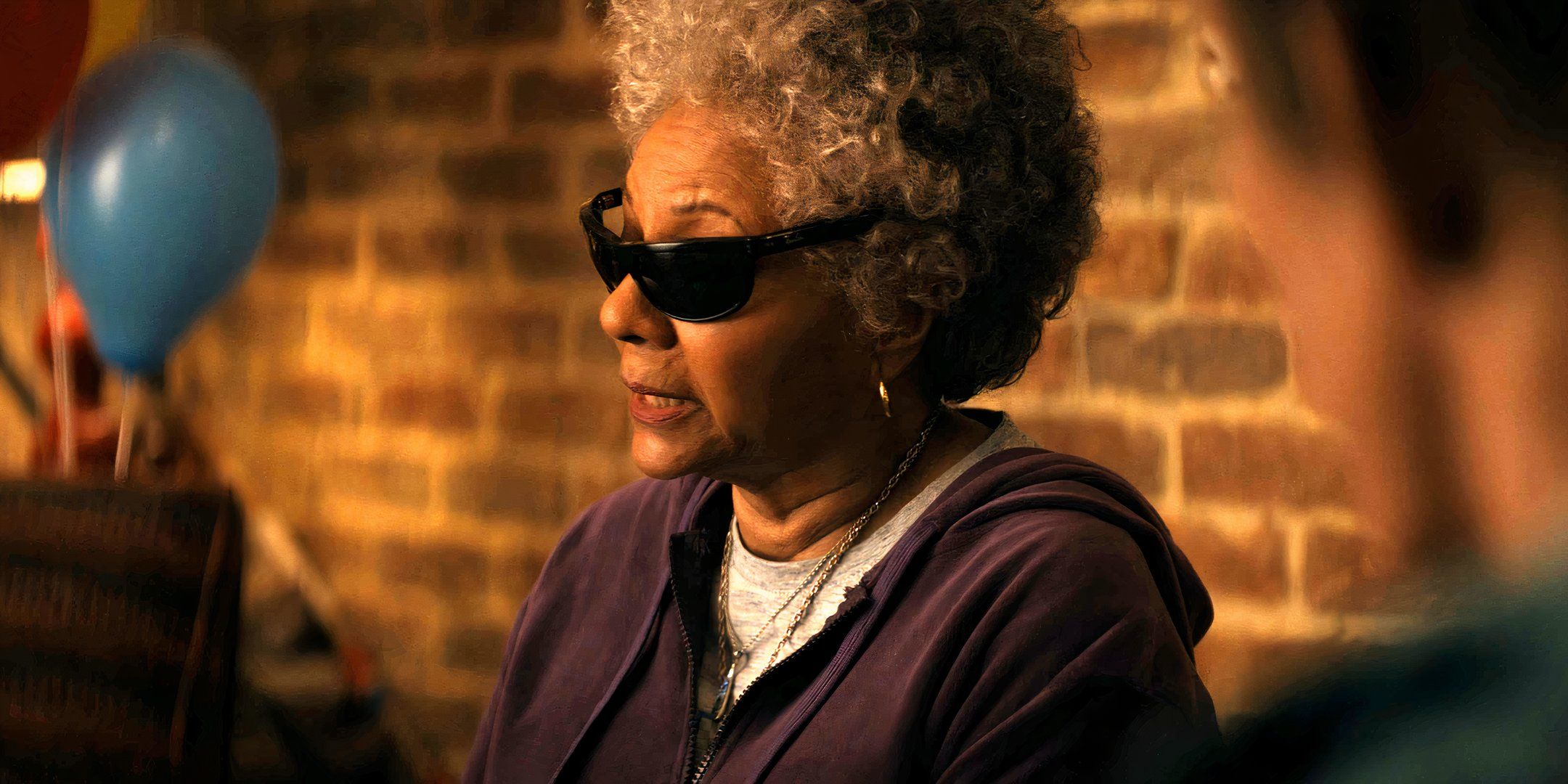 Leslie Uggams as Blind Al talking to Wade about cocaine in Deadpool & Wolverine